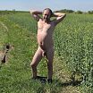 В поле