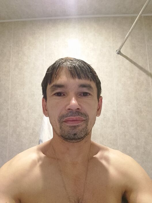 После душа.