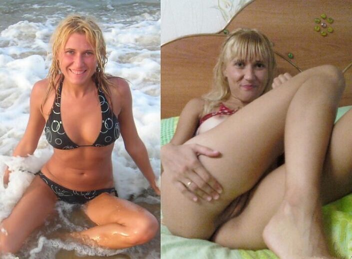 beautiful blonde wife Ksenia