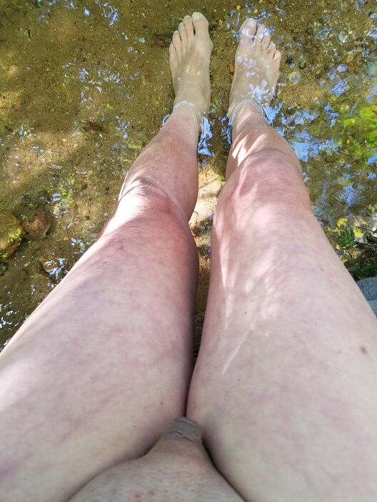 Relaxing at the creek