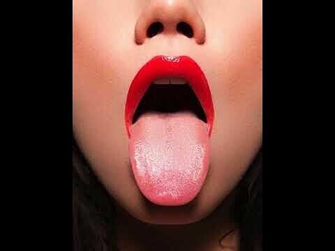 мой рабочий рот и  язык