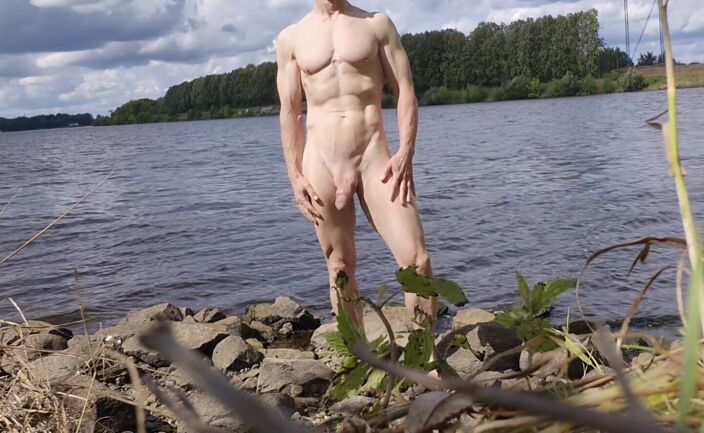 На природе