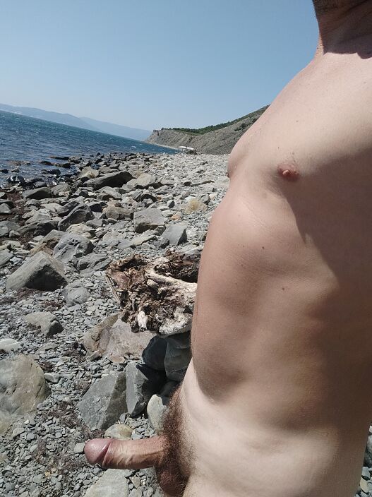 На пляже