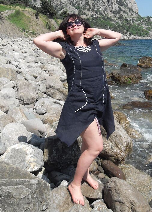 Балдеет шлюшка