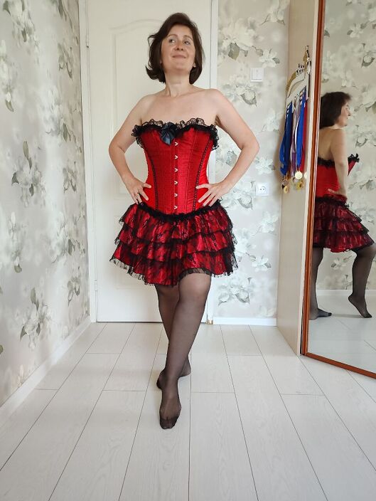 Корсет красный