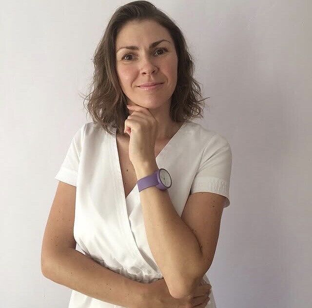 Таня перед съемками