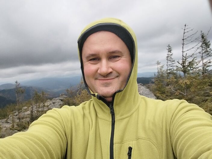 Я в горах в походе