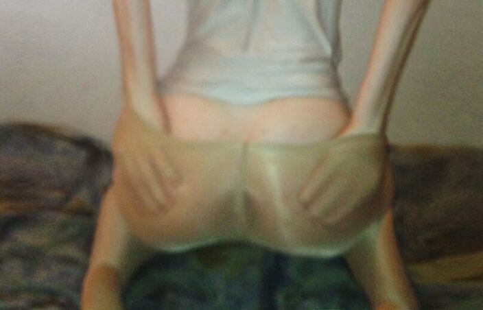 Анал в колготках