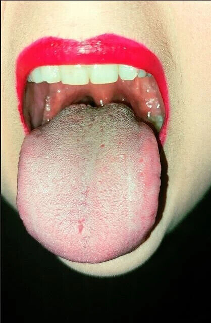 мой рот и язык