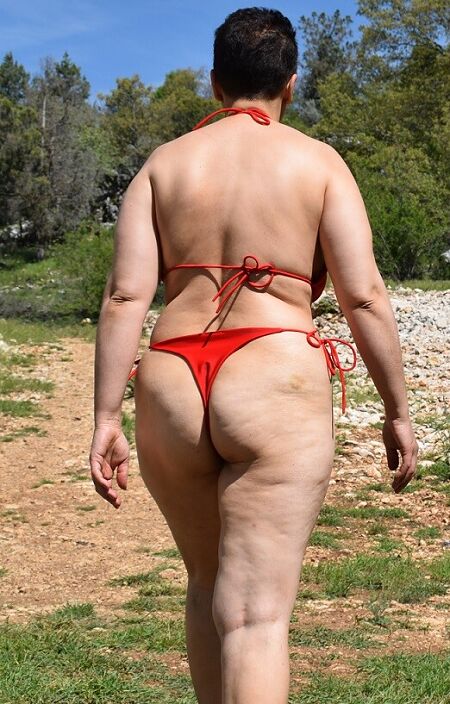 my wife nude outdoor 1999