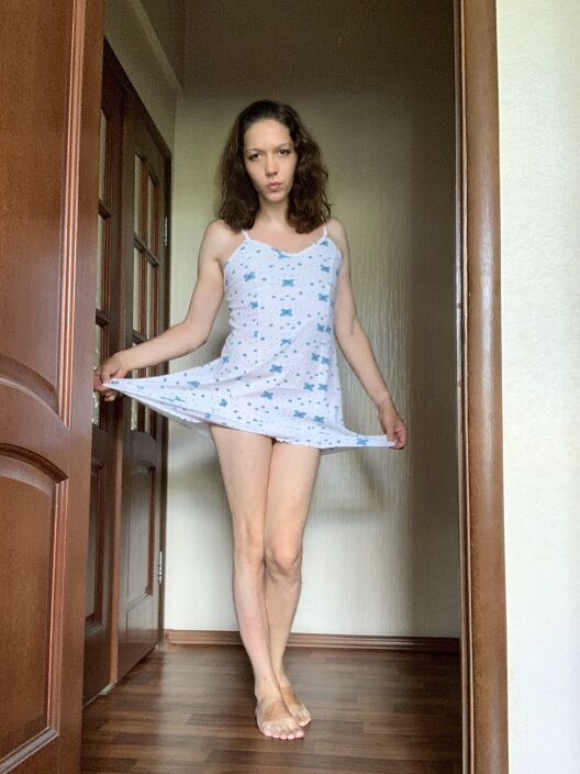 В белом