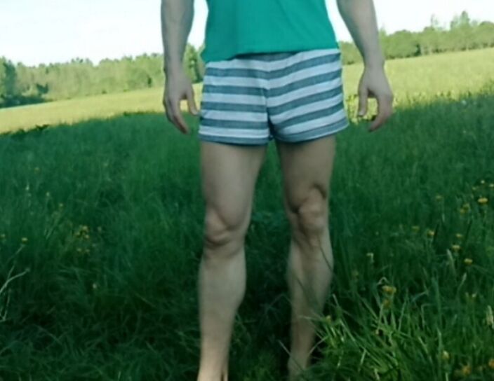 На природе