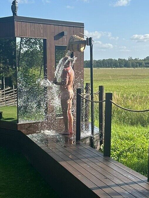 После сауны