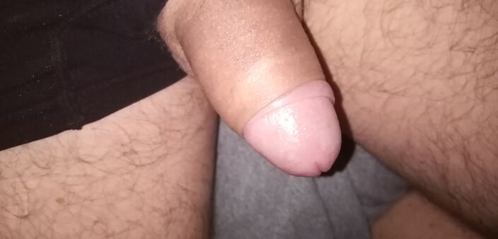 My uncut cock