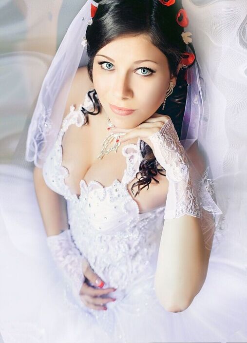 В свадебном