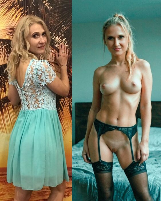 beautiful blonde wife Ksenia
