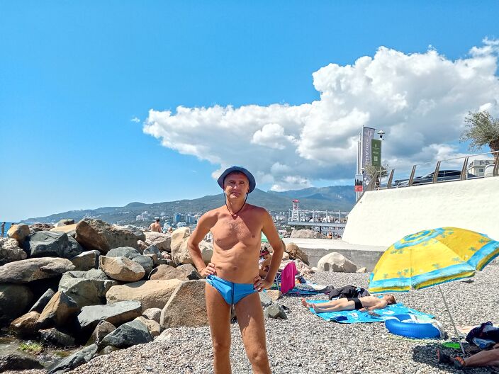 Летом 2025 на Массандровском пляже