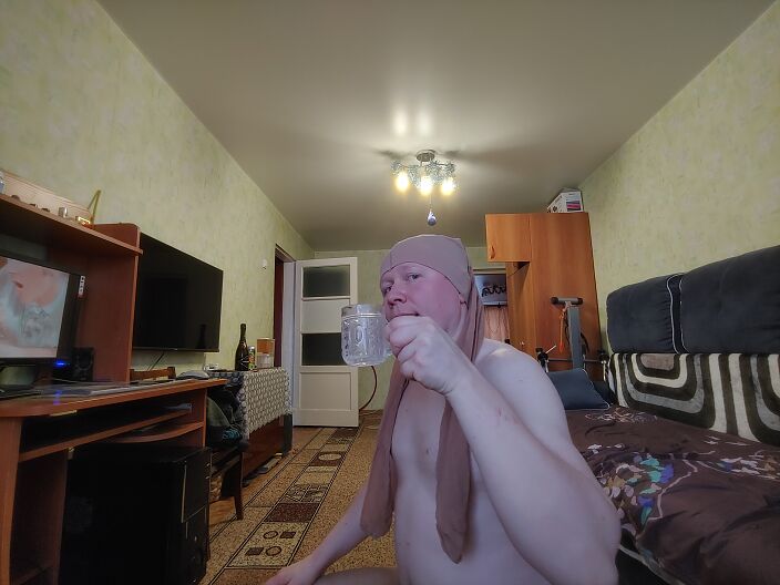 Сперма в стакане