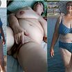 зрелая жена на пляже и голая