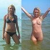 beautiful wife Ksenia before and after