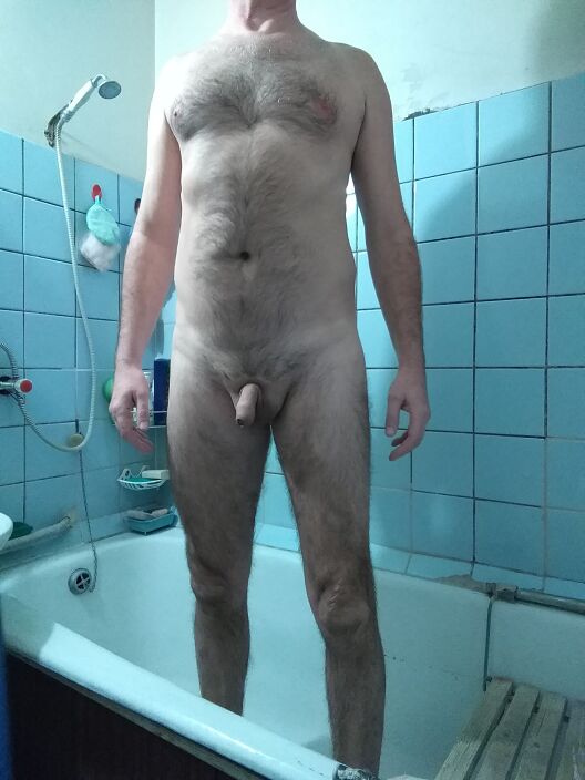 После душа!