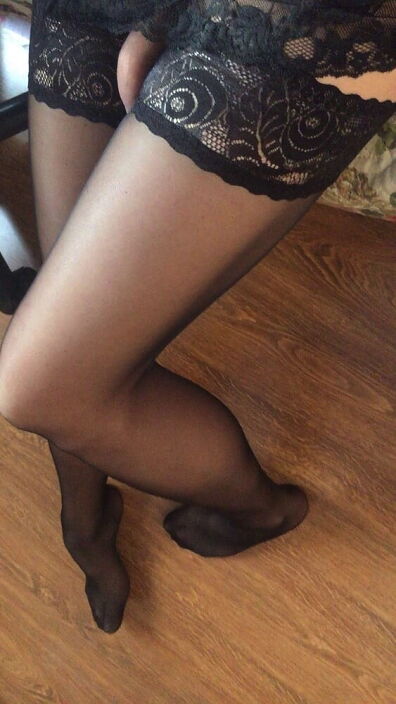 stockings legs in heels