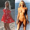beautiful blonde wife Ksenia