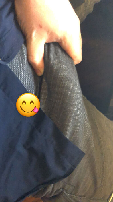 Are you here yet?  My cock's pulsating through my pants 