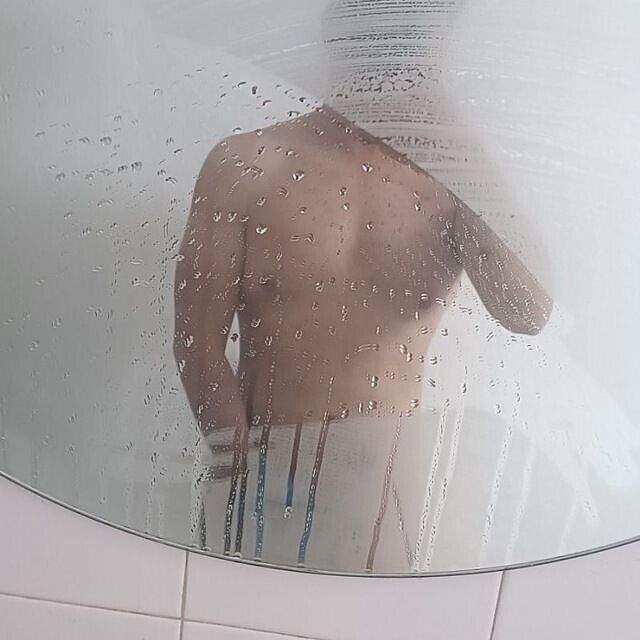 Saliendo de bañar