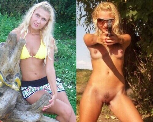 beautiful blonde wife Ksenia