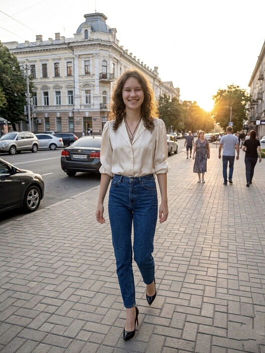 На прогулке