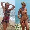 beautiful wife Ksenia before and after