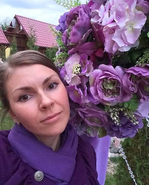 Танюшка после сауны.