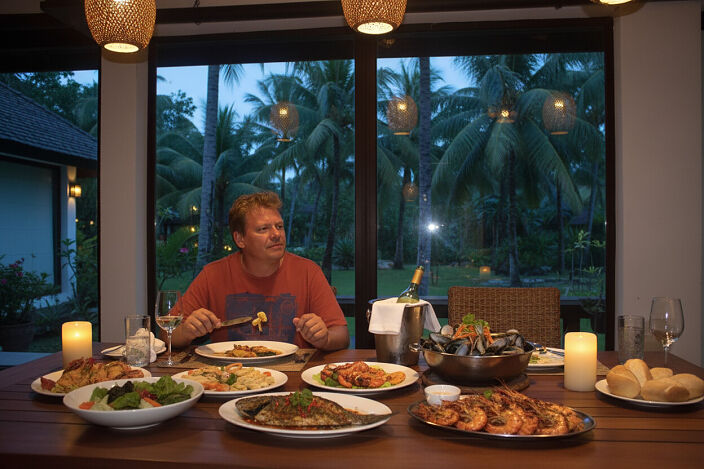 любитель попировать