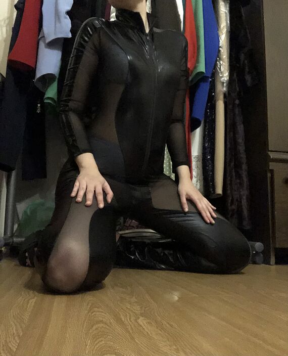 В кожанном