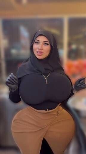 Muslim style of a Russian whore