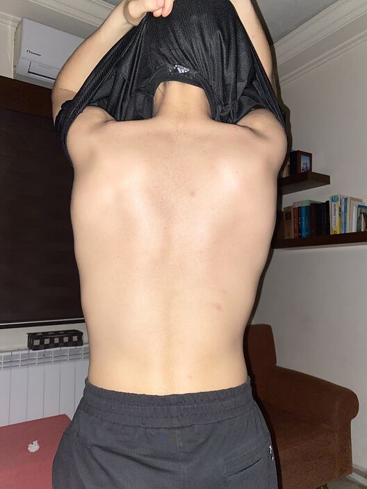 My brothers cum is on me