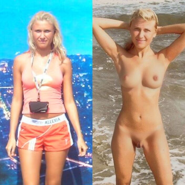 beautiful blonde wife Ksenia