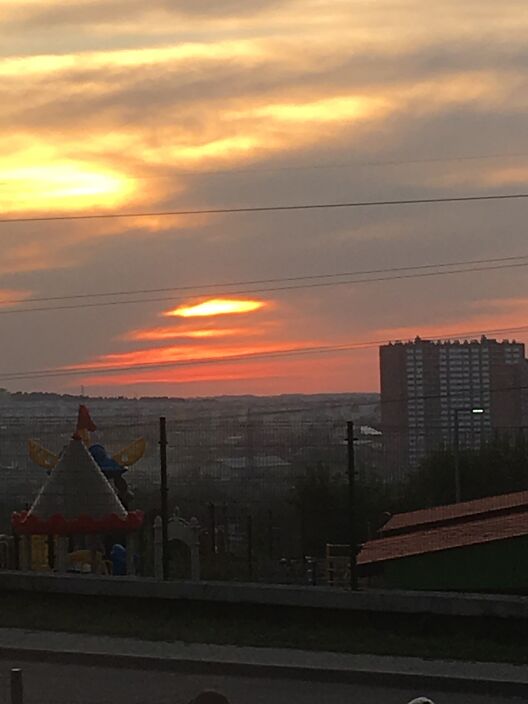 Закат такой прекрасный как женское тело