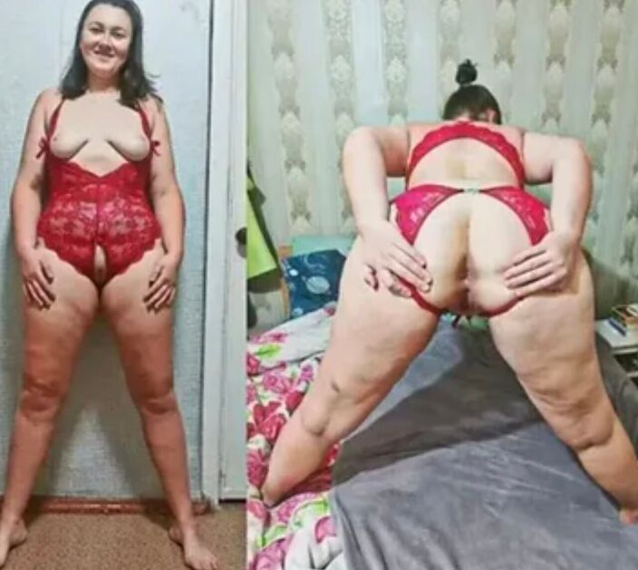 Обвисшие сиськи и большая жопа