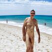 True nudist flashing on the beach