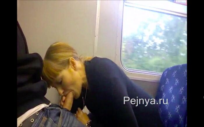 в электричке