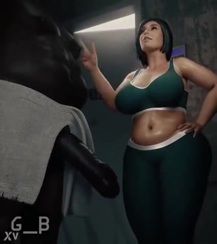 Мультик . Негр жестко трахнул в душе