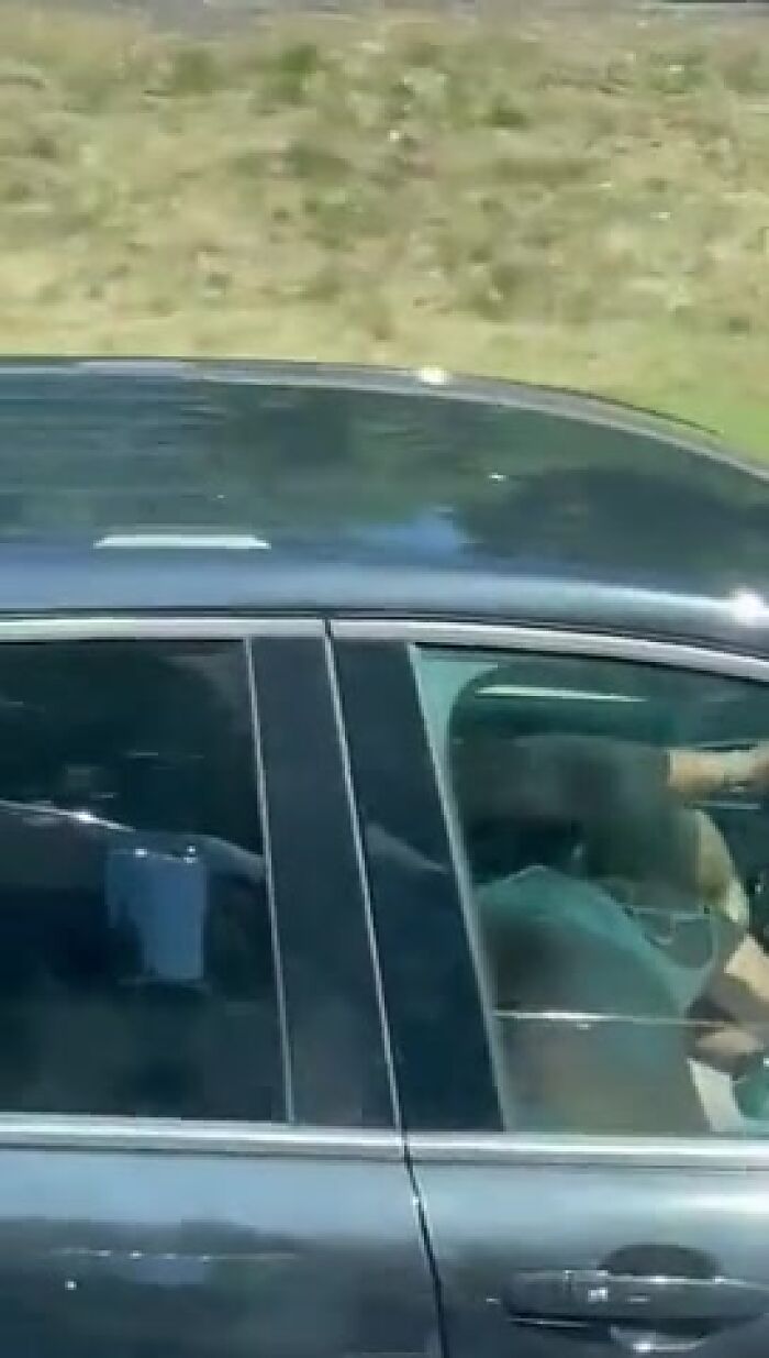 Два профи в одной машине.