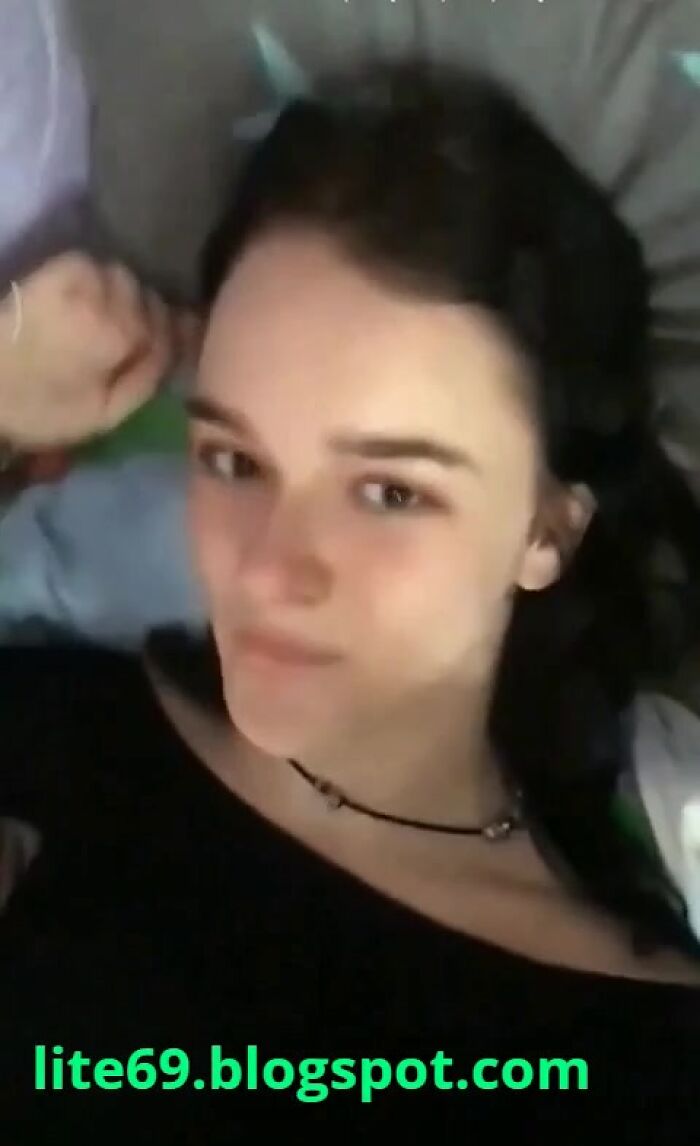 young girl is happy with the squeaky bed