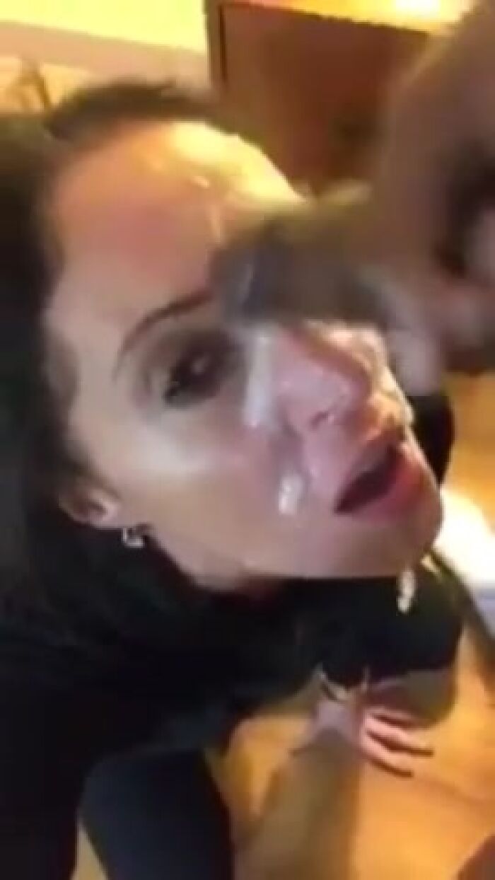 шлюху обкончали