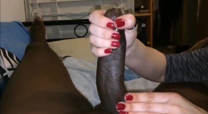 Fingering my dick