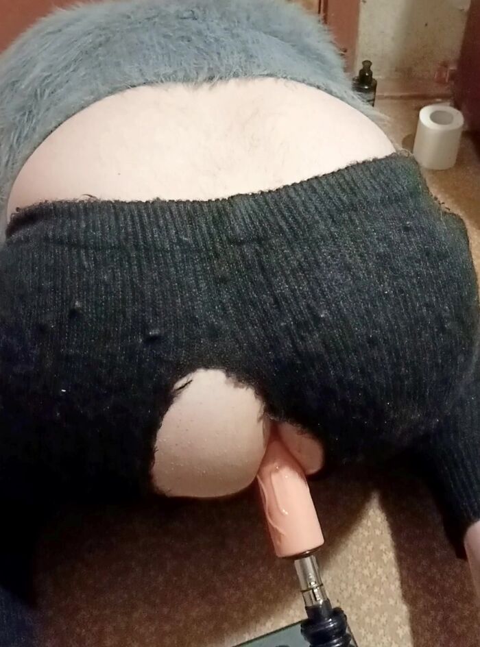 Трахаю себя секс машиной