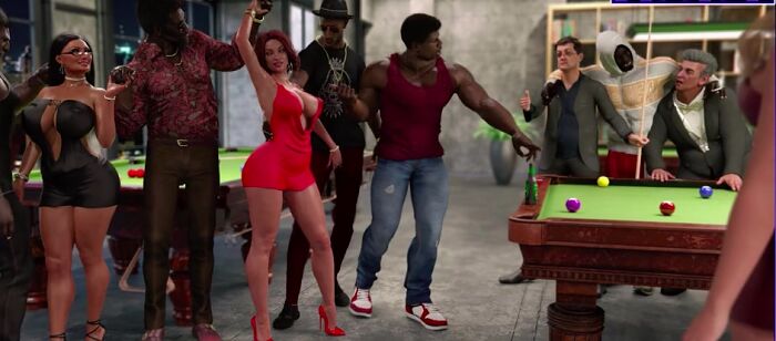 поиграли в бильярдик