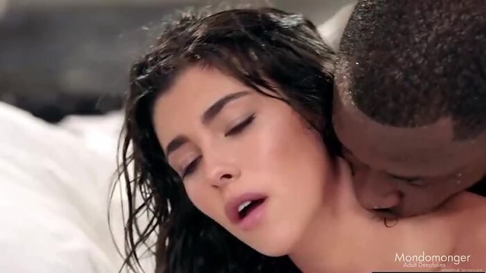 Красивенная порно модель + черный член)